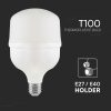 V-TAC 30W E27 hideg fehér T100 LED égő - SKU 23571