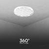 V-TAC 60W mennyezeti LED lámpa, méhsejt mintával, változtatható szinhőmérséklettel - SKU 23595