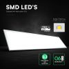 V-TAC CREE LED 2in1 LED panel természetes fehér 40W 120 x 30cm, 110 Lm/W - SKU 21662516