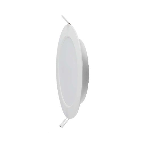 V-TAC PRO süllyeszthető, műanyag, kerek LED panel 24W, természetes fehér - SKU 78681