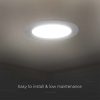 V-TAC PRO süllyeszthető, műanyag, kerek LED panel 24W, természetes fehér - SKU 78681