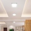 V-TAC PRO felületre szerelhető, műanyag, szögletes LED panel 18W, hideg fehér - SKU 105001
