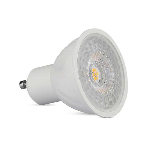 V-TAC GU10 LED spot égő dimmelhető 6W természetes fehér 110° - SKU 211991