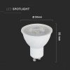 V-TAC GU10 LED spot égő dimmelhető 6W természetes fehér 110° - SKU 211991