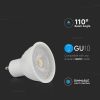 V-TAC GU10 LED spot égő dimmelhető 6W természetes fehér 110° - SKU 211991