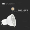 V-TAC GU10 LED spot égő 7.5W hideg fehér 38° - SKU 218771