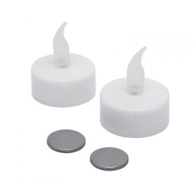 Elemes LED-es gyertya / LED mécses - Fehér