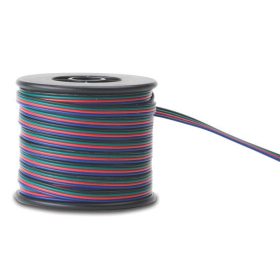 RGB LED szalaghoz 4 eres vezeték - méterre kapható