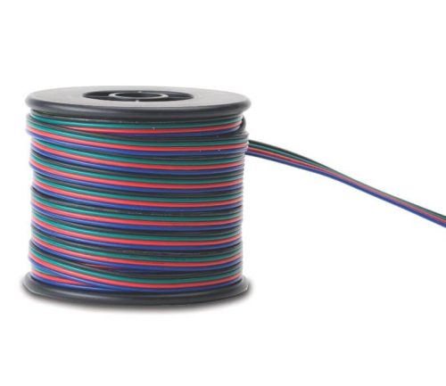 RGB LED szalaghoz 4 eres vezeték - méterre kapható