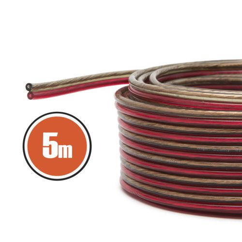 MNC kéteres vezeték, kábel 2 x 1mm, 5 méteres kiszerelés
