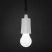Húzókapcsolós elemes LED lámpa - fehér