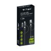 V-TAC 5in1 töltőkábel, USB-A, Type-C, MicroUSB és Lightning csatlakozóval - 7747