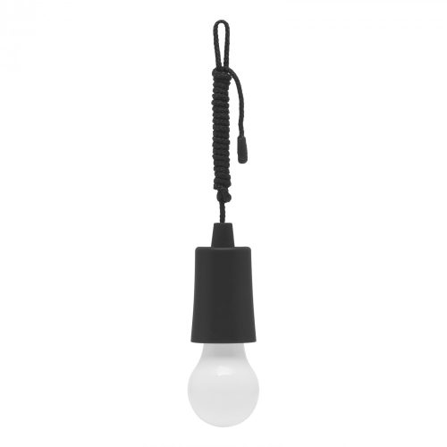Húzókapcsolós elemes LED lámpa - fekete