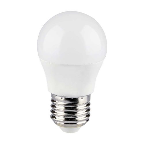 V-TAC színváltós RGB+ meleg fehér G45 LED lámpa izzó 4.8W / E27 - 3028