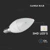 V-TAC PRO 4.5W E14 C37 hideg fehér LED lámpa izzó - SAMSUNG chip - 21173