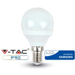   V-TAC PRO 5.5W E14 meleg fehér LED lámpa izzó - SAMSUNG chip - 168