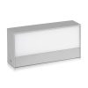 V-TAC kültéri homlokzatvilágító fali LED lámpa 9W - hideg fehér - 8241