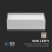 V-TAC kültéri homlokzatvilágító fali LED lámpa 9W - hideg fehér - 8241
