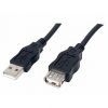 USB 2.0 hosszabbító kábel 1.8 m  (Anya - Apa)