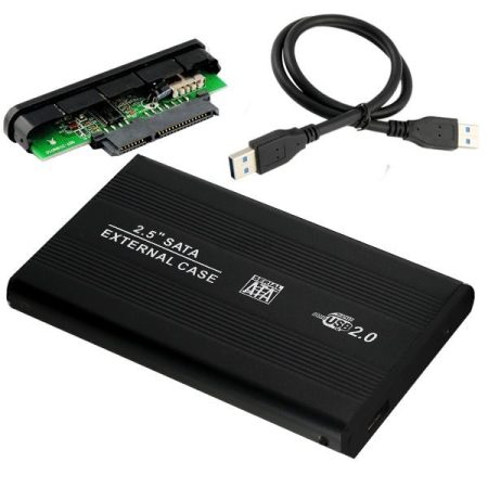 OEM 2,5" USB 2.0 SATA ház, külső HDD tok