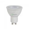 V-TAC spot lámpa LED izzó, 6W GU10 38° - meleg fehér, CRI>95 - 7497