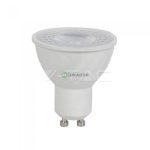   V-TAC spot lámpa LED izzó, 6W GU10 38° - meleg fehér, CRI>95 - 7497