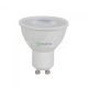 V-TAC spot lámpa LED izzó, 6W GU10 38° - hideg fehér, CRI>95 - 7499