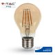 V-TAC PRO filament LED izzó 2200K, 4W, E27, Samsung chip - 282