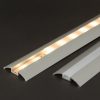 Burkolatváltó LED alumínium profil fehér fedlappal