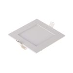   V-TAC süllyeszthető mennyezeti négyzet LED lámpa panel - 6W, hideg fehér - 4865
