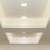 V-TAC süllyeszthető alumíniumházas szögletes 6W LED lámpa panel, hideg fehér - 214865