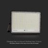 V-TAC 30W fekete házas napelemes LED reflektor, szolár fényvető távirányítóval, hideg fehér - 7829