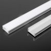 V-TAC alumínium profil szett LED szalaghoz fehér fedlappal 2m - 10321