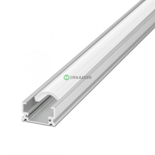 Falon kívüli alumínium LED profil fehér fedlap