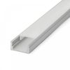 Alumínium U profil LED szalaghoz, 1m - 41010A1