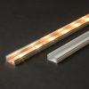 Alumínium U profil LED szalaghoz, 1m - 41010A1
