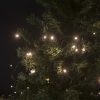 200 LED-es, 10m-es meleg fehér fényfüzér, hálózati csatlakozóval, 8 programmal