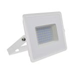   V-TAC 50W SMD LED reflektor, fényvető meleg fehér - fehér ház - 5961