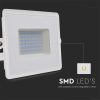 V-TAC 50W SMD LED reflektor, fényvető természetes fehér - fehér ház - 215962