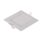   V-TAC süllyeszthető mennyezeti négyzet LED lámpa panel - 3W, meleg fehér - 6295
