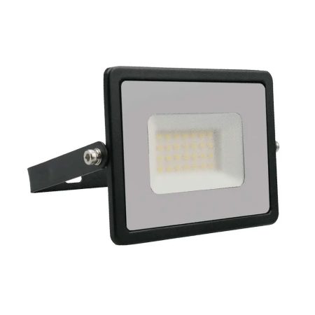 V-TAC 30W SMD LED reflektor, fényvető hideg fehér - fekete ház - 5954