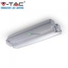 V-TAC vészvilágító LED lámpatest, akkus EXIT kijáratjelző - 83111