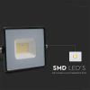 V-TAC 20W SMD LED reflektor, fényvető hideg fehér - fekete ház - 215948