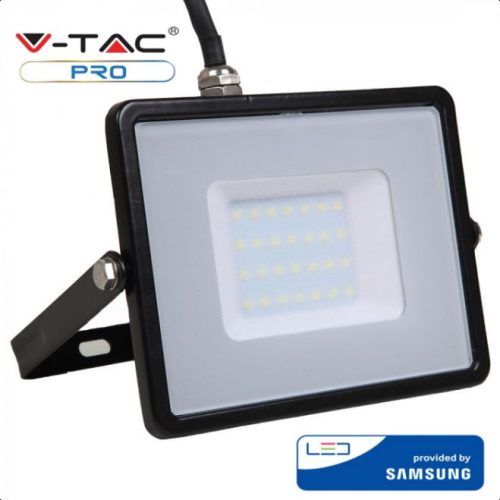 V-TAC PRO 30W SMD LED reflektor, 3000K Samsung chipes fényvető - 400
