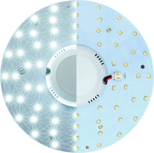 Beépíthető mágneses UFO lámpa LED modul 12W, mozgásérzékelővel - Meleg fehér