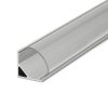 LED szalag sarok profil fedlap 1m - átlátszó - 41012T1