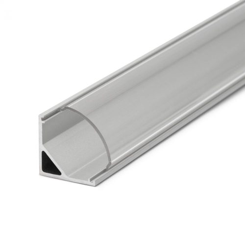 LED szalag sarok profil fedlap 1m - átlátszó - 41012T1