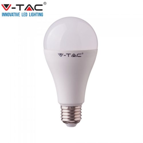 V-TAC 9W E27 LED égő vészvilágítással, beépített akkumulátorral - 6400K - 2373