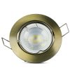 V-TAC beépíthető arany színű spot lámpa keret, lámpatest - 8579