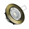 V-TAC beépíthető arany színű spot lámpa keret, lámpatest - 8579